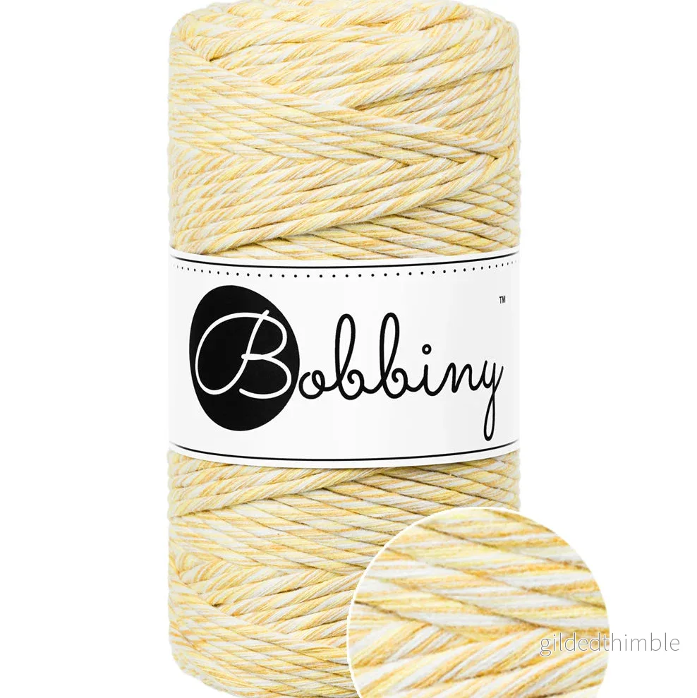 BANANA SHAKE enkeltvinnat rep 3 mm. 100 m. BANANA SHAKE enkeltvinnat rep 3 mm. 100 m.