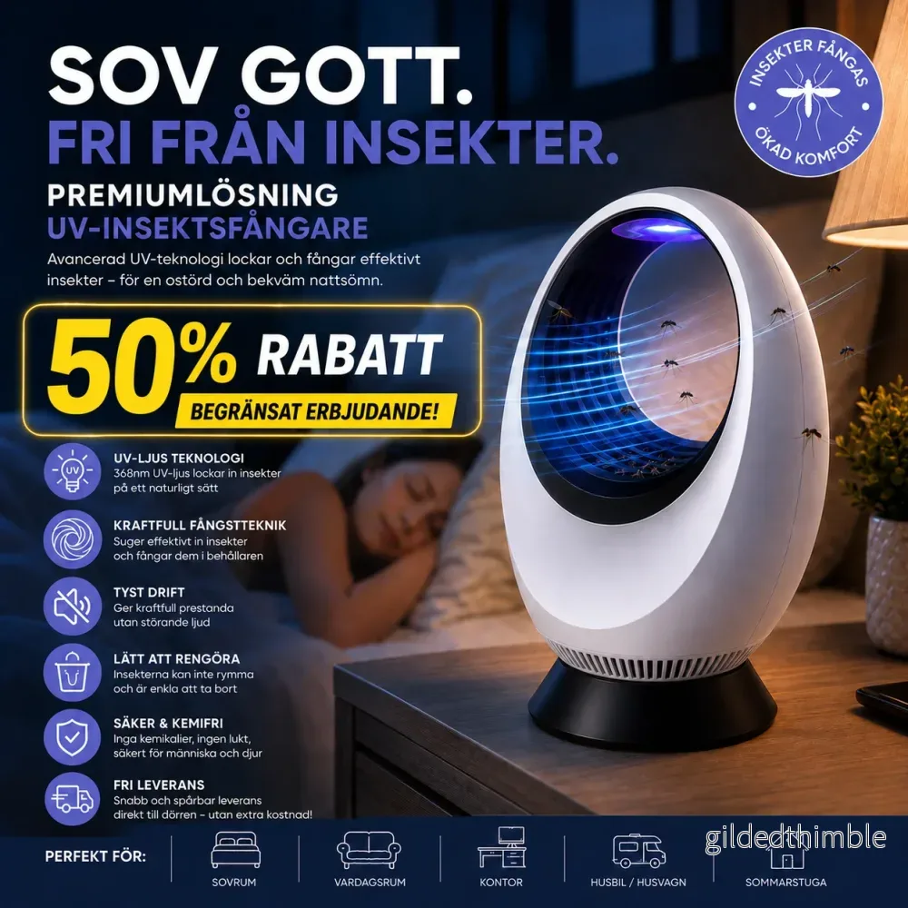 SurrFri™ Premium UVA-Insektsfångare – Sov Bättre, Lev Bättre SurrFri™ Premium UVA-Insektsfångare – Sov Bättre, Lev Bättre