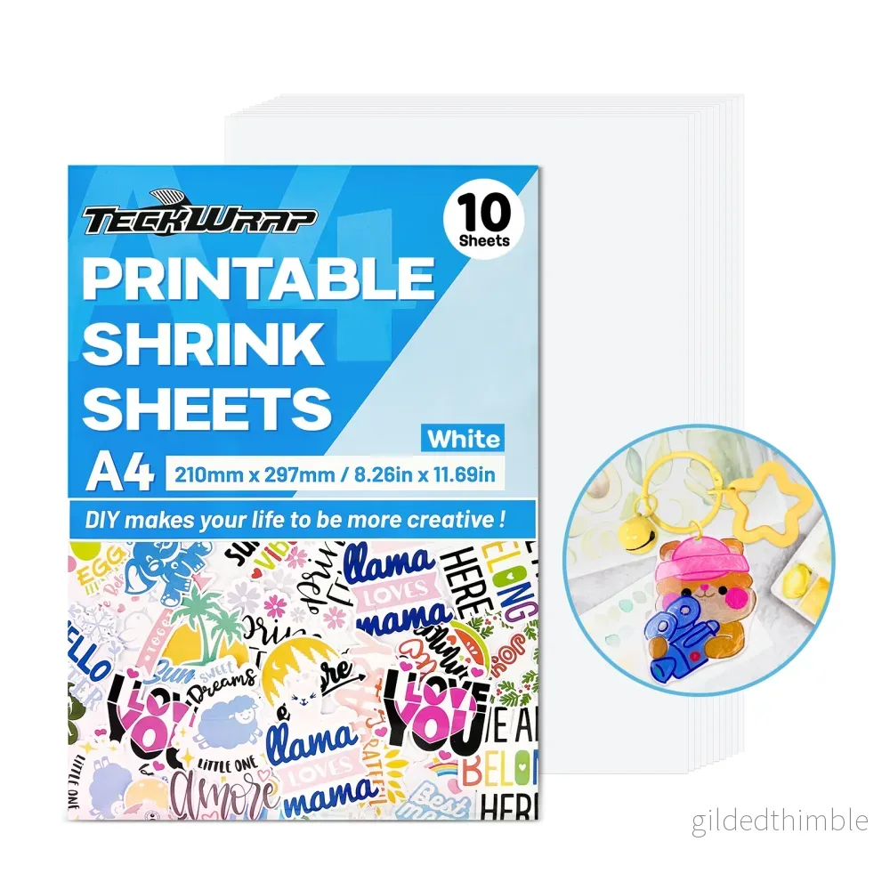 TeckWrap Inkjet Printable Shrink Sheets