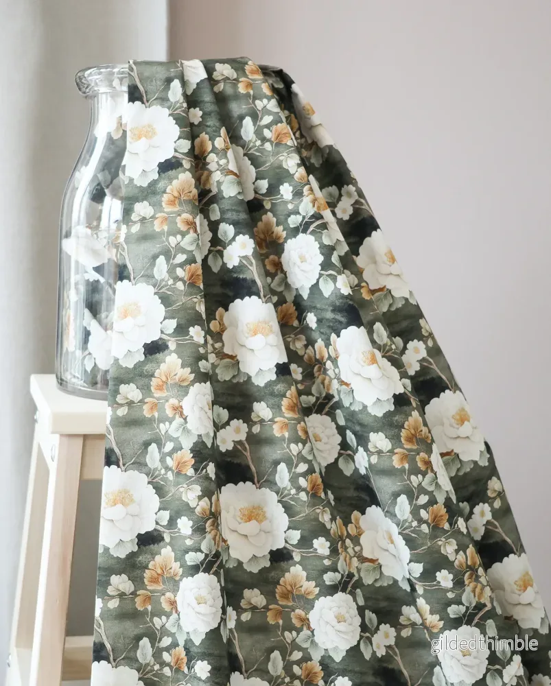 BOTANICAL ROSE – OLIVE