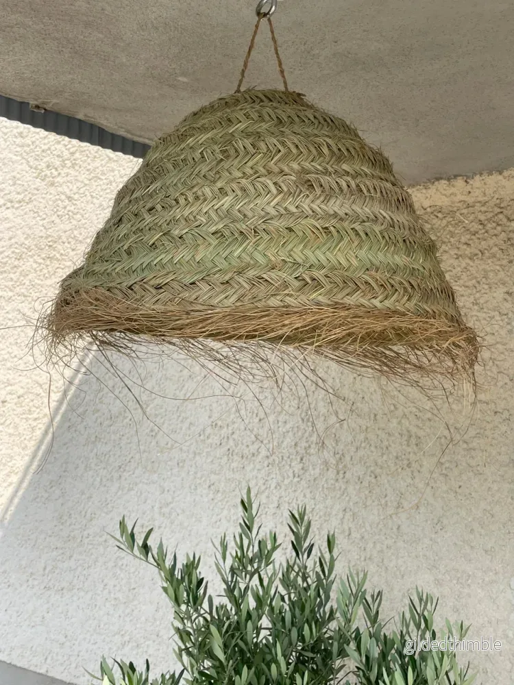 Lampskärm i strå 'Dome' Ø 50 - Bild 3