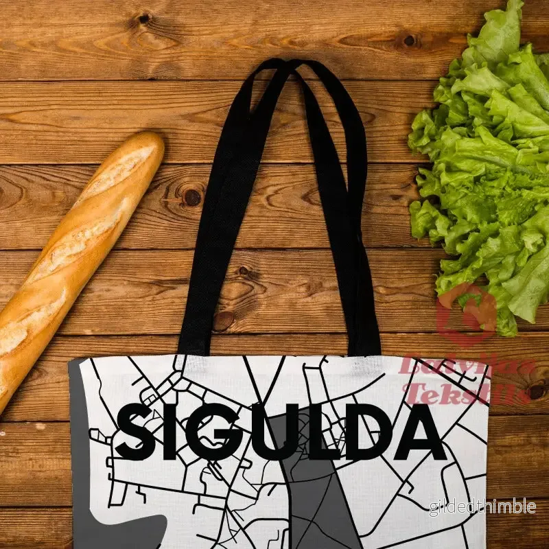 Lina vai kokvilnas auduma maisiņš "Sigulda" - Bild 2