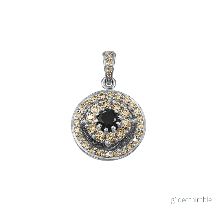 Diamant hängsmycke 18k vitguld 0,52ct - Bild 3