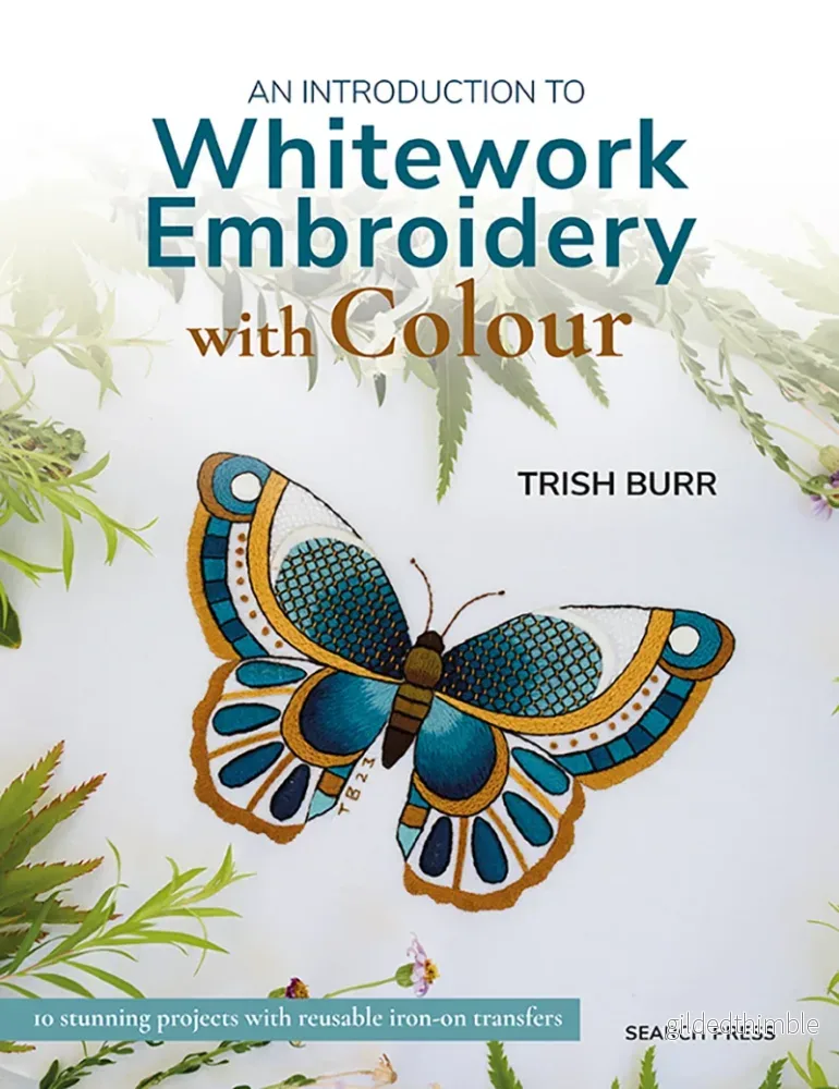 Whitework Embroidery with Colour