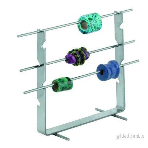 Pärlställningsset 140×130 mm med 3 stavar