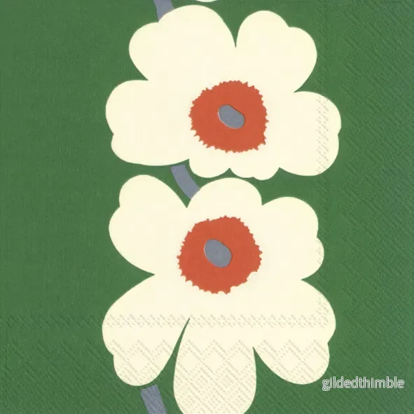 Servetter – Unikko Anniversary Green