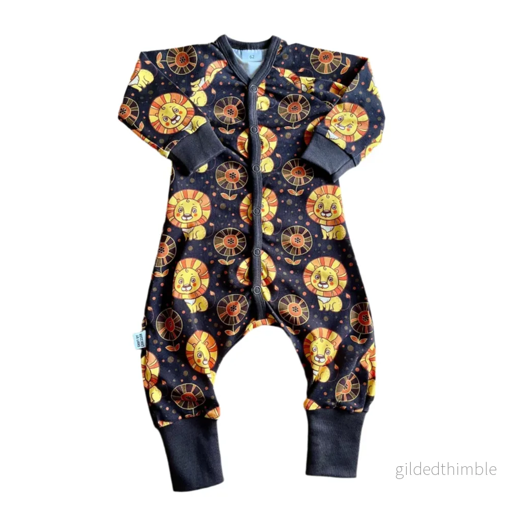 Pyjamas bebis och barn, stl 56-92, 0-2 år | Sovplagg med lejon Pyjamas bebis och barn, stl 56-92, 0-2 år | Sovplagg med lejon