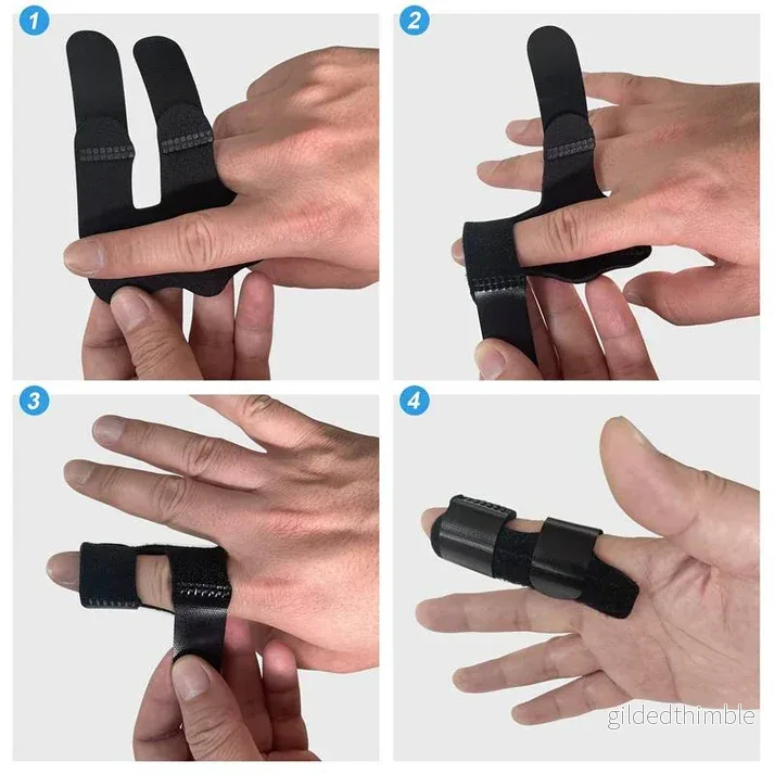Fingerstöd – Justerbar Fingerskena för Extra Stöd - Bild 3