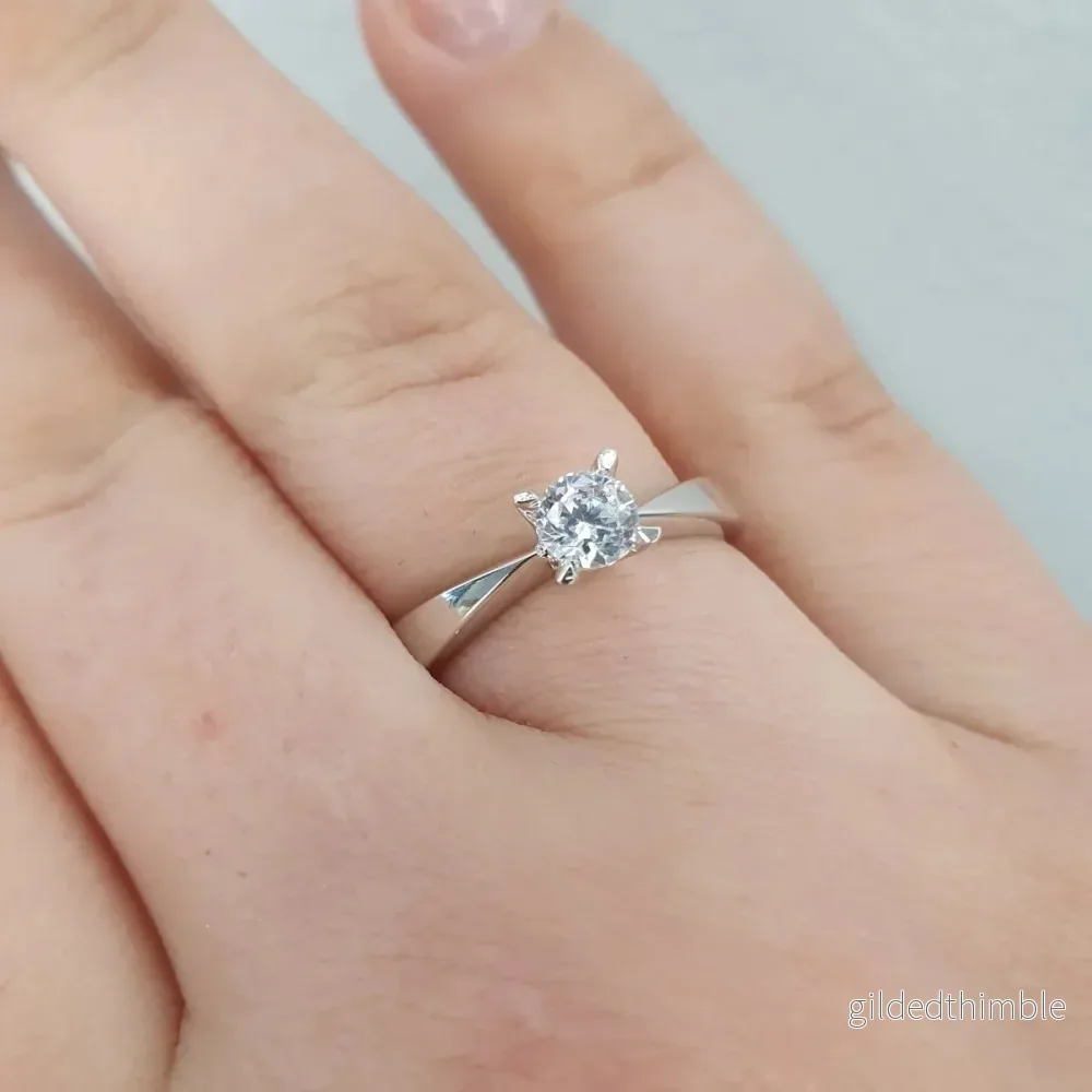 Princess ring i silver