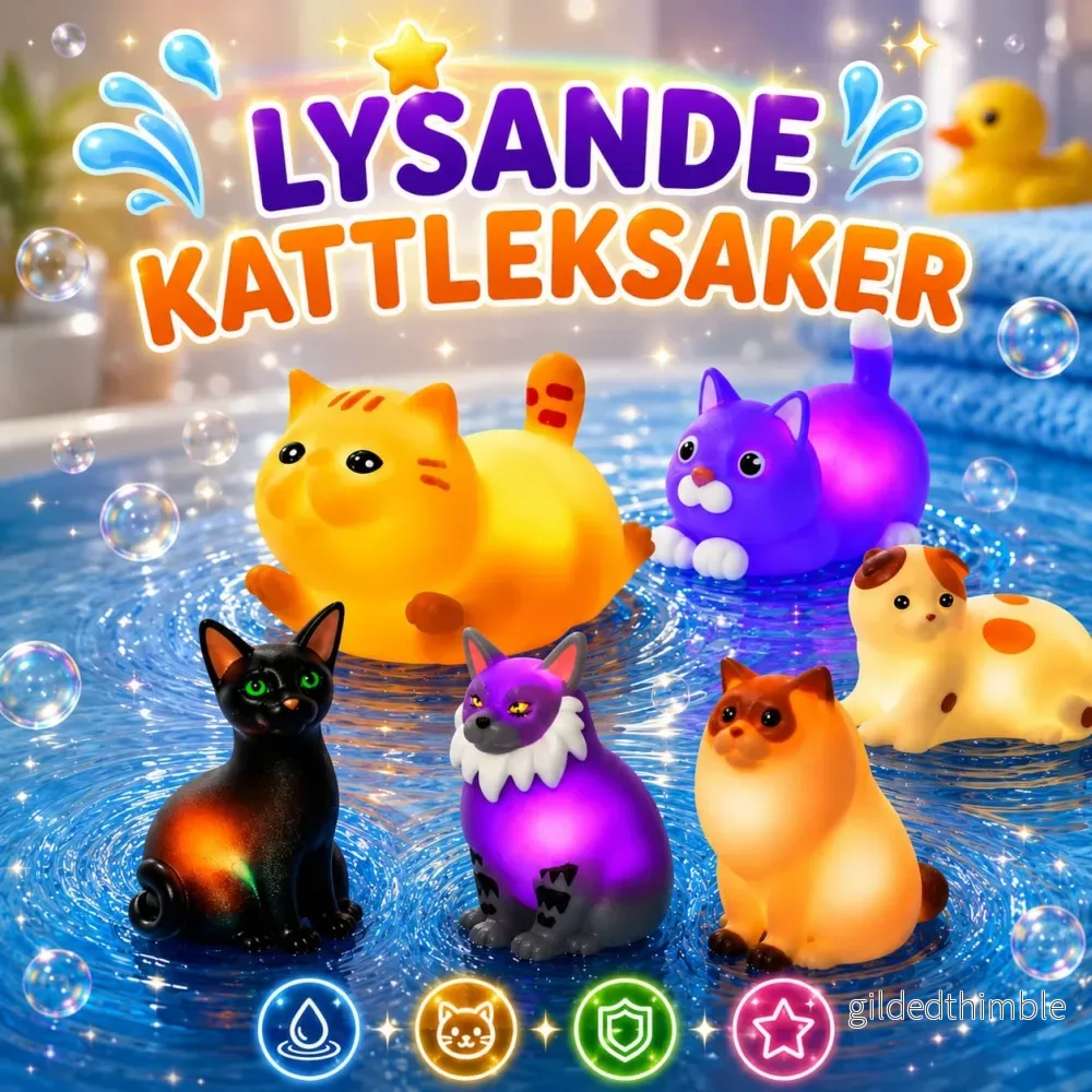BadGlow™ – Lysande badleksaker, 6-pack - Bild 3