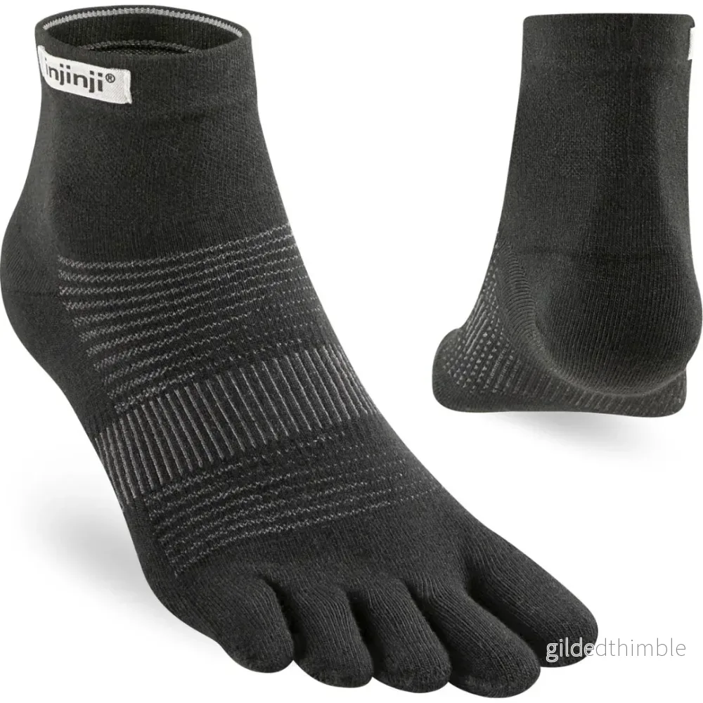 Mini-Crew Black Men's Run Lightweight
