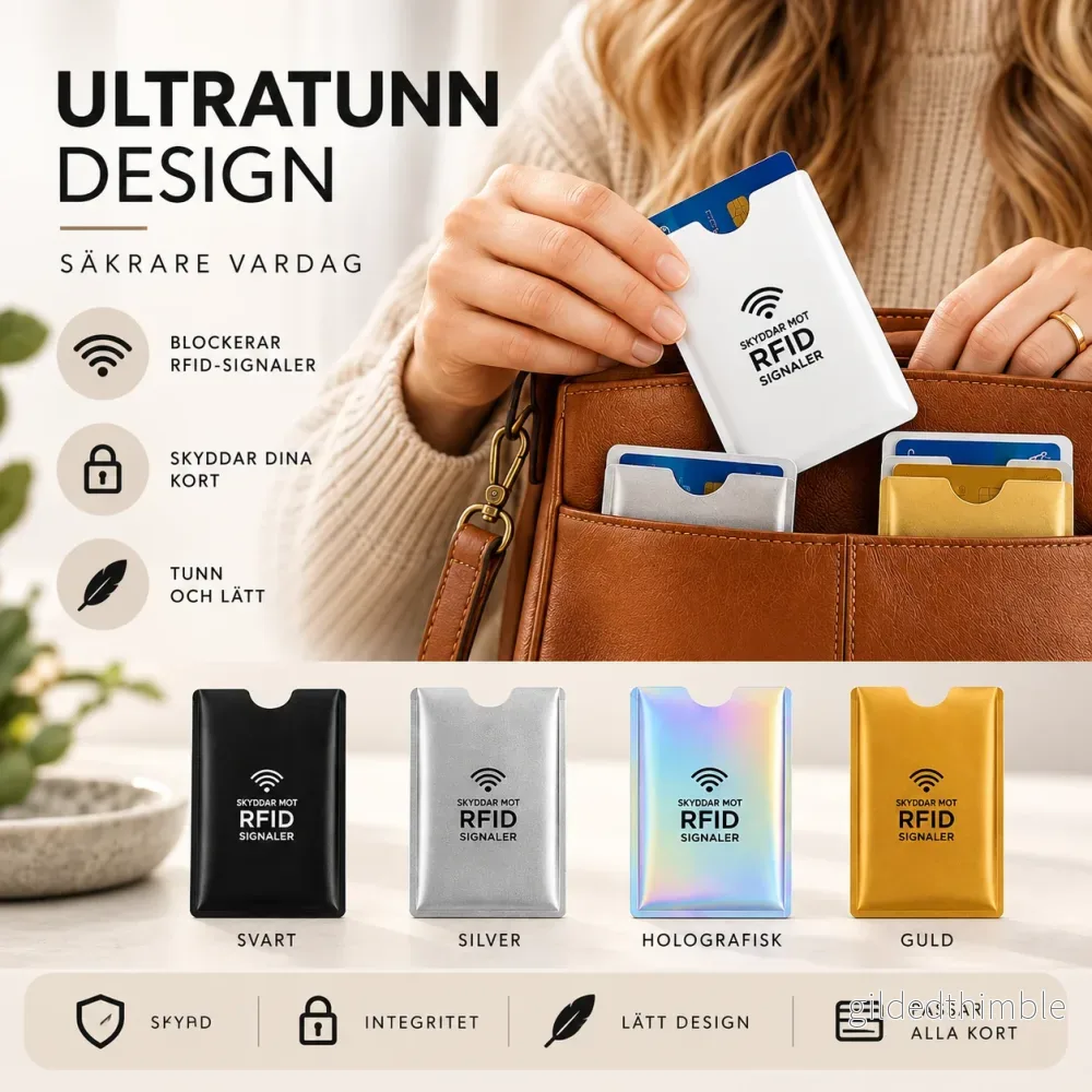 ShieldCard™ – RFID-korthållare som skyddar dina kort ShieldCard™ – RFID-korthållare som skyddar dina kort