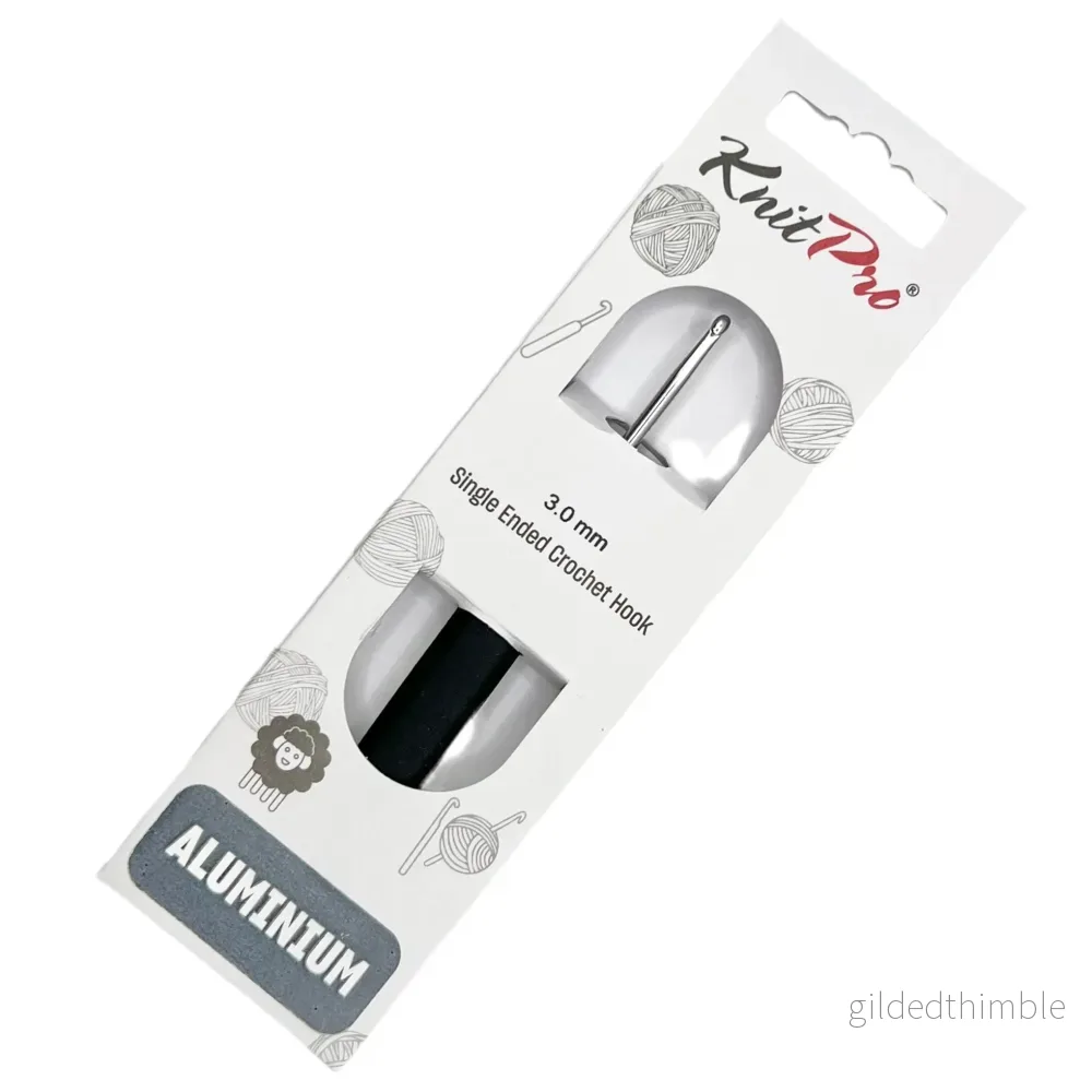 Virknål ergonomisk 3 mm. Knit Pro Silver Virknål ergonomisk 3 mm. Knit Pro Silver