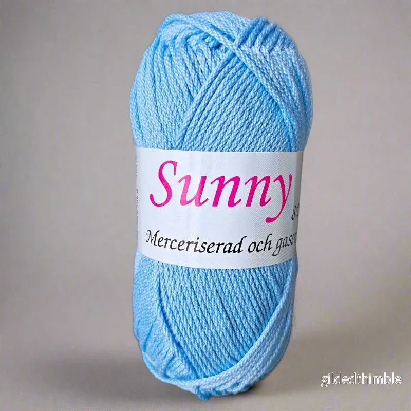 Merceriserat bomullsgarn Sunny – 100g 165m - Bild 2