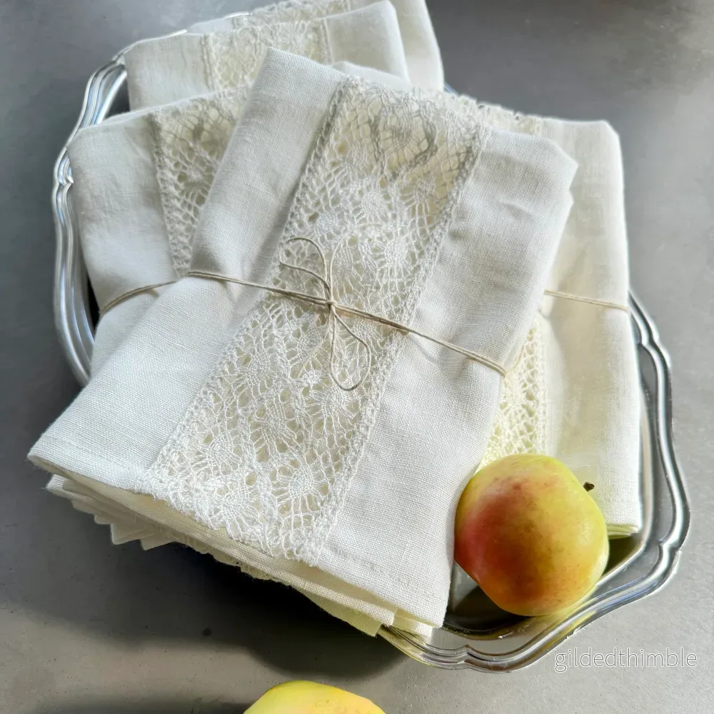 Servetter i linne 2 pack 40x40 cm. - Bild 3