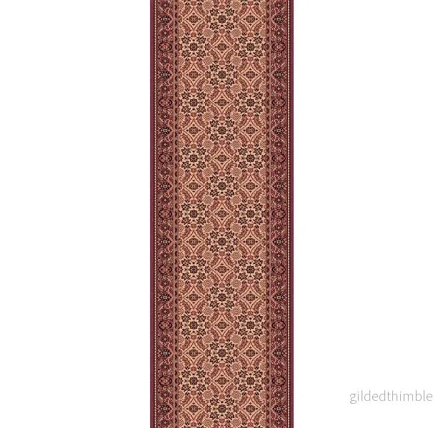 Isfahan Trappmatta/Gångmatta - Bild 3