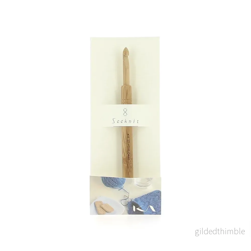 Virknål ergonomisk Koshitsu i bambu 4 mm. Virknål ergonomisk Koshitsu i bambu 4 mm.