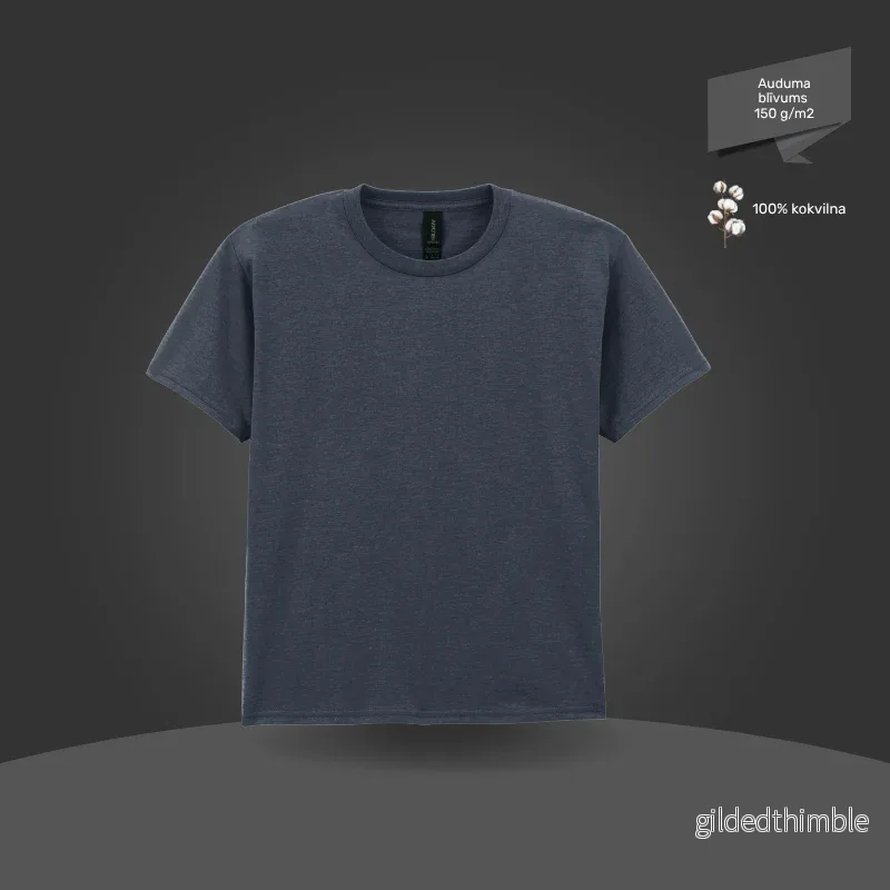 Bērnu T-krekls, pamata modelis | 150 g/m² | Tumši pelēks ar tekstūru Bērnu T-krekls, pamata modelis | 150 g/m² | Tumši pelēks ar tekstūru