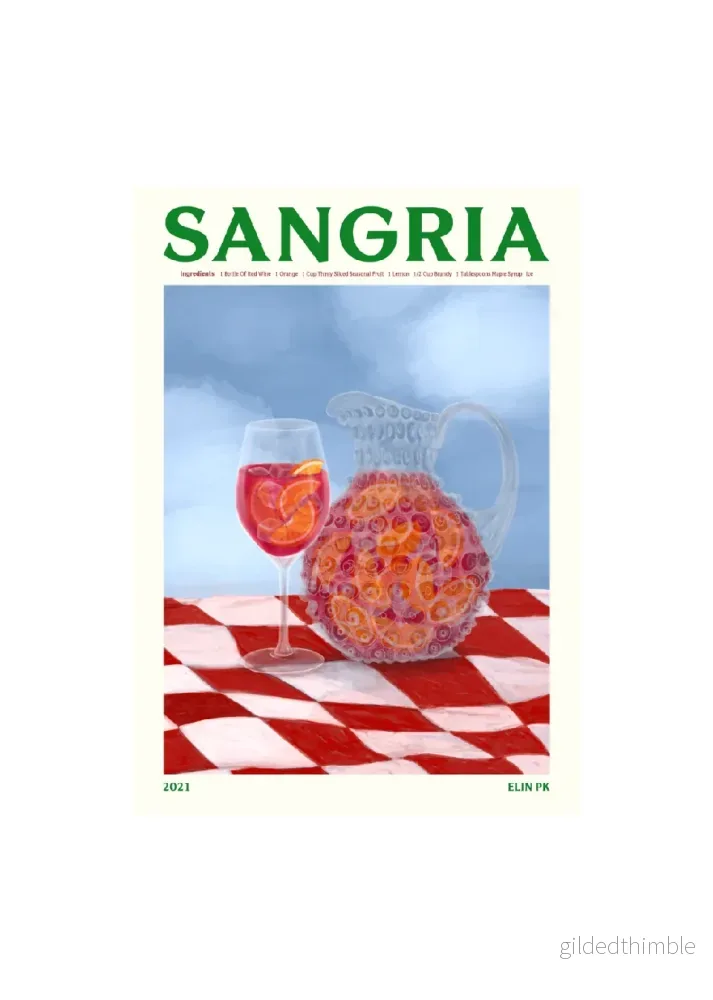 Elin PK Poster – Sangria