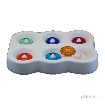 Gjutform 6 små smycken ringpärlor Gjutform 6 små smycken ringpärlor