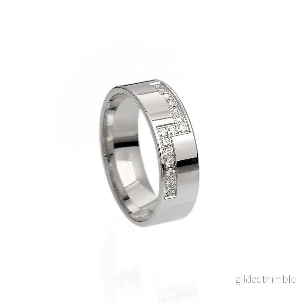Vigselring Petra 18k vitguld Vigselring Petra 18k vitguld