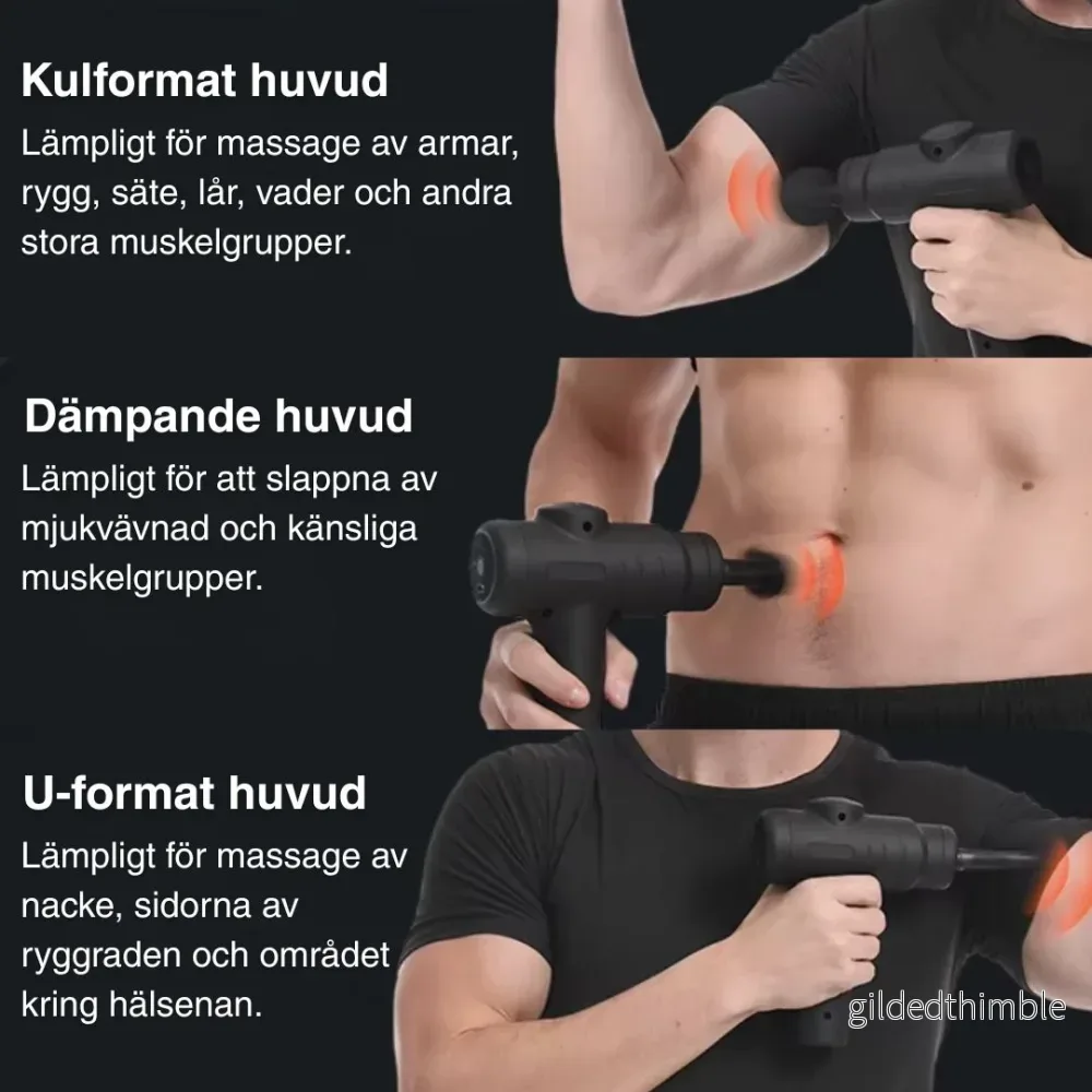 Mini Massagepistol Pro – Kraftfull och Tyst Muskelavslappning - Bild 2