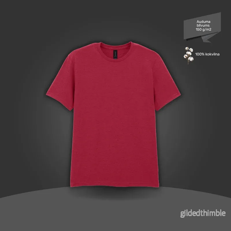 Pamata T-krekls | 150 g/m² | Tumši sarkans