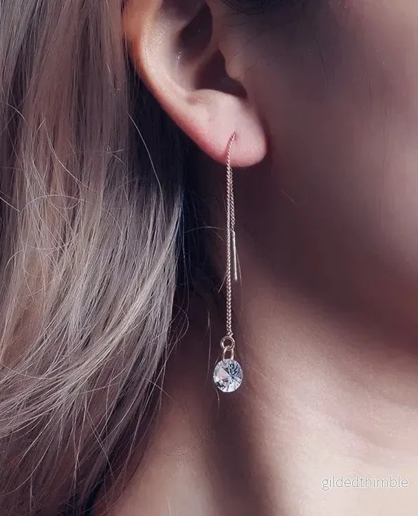 Örhängen Silver Drop - Bild 3