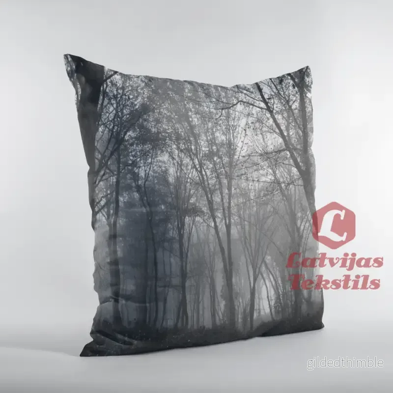 Dekoratīvais spilvens | kolekcija «Melnbalts» | «Vakara klusums»