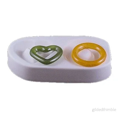 Gjutform , ring och hjärta Gjutform , ring och hjärta