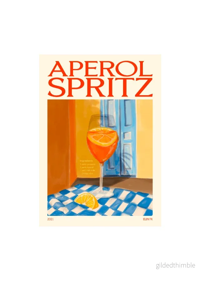 Elin PK Poster – Aperol Spritz