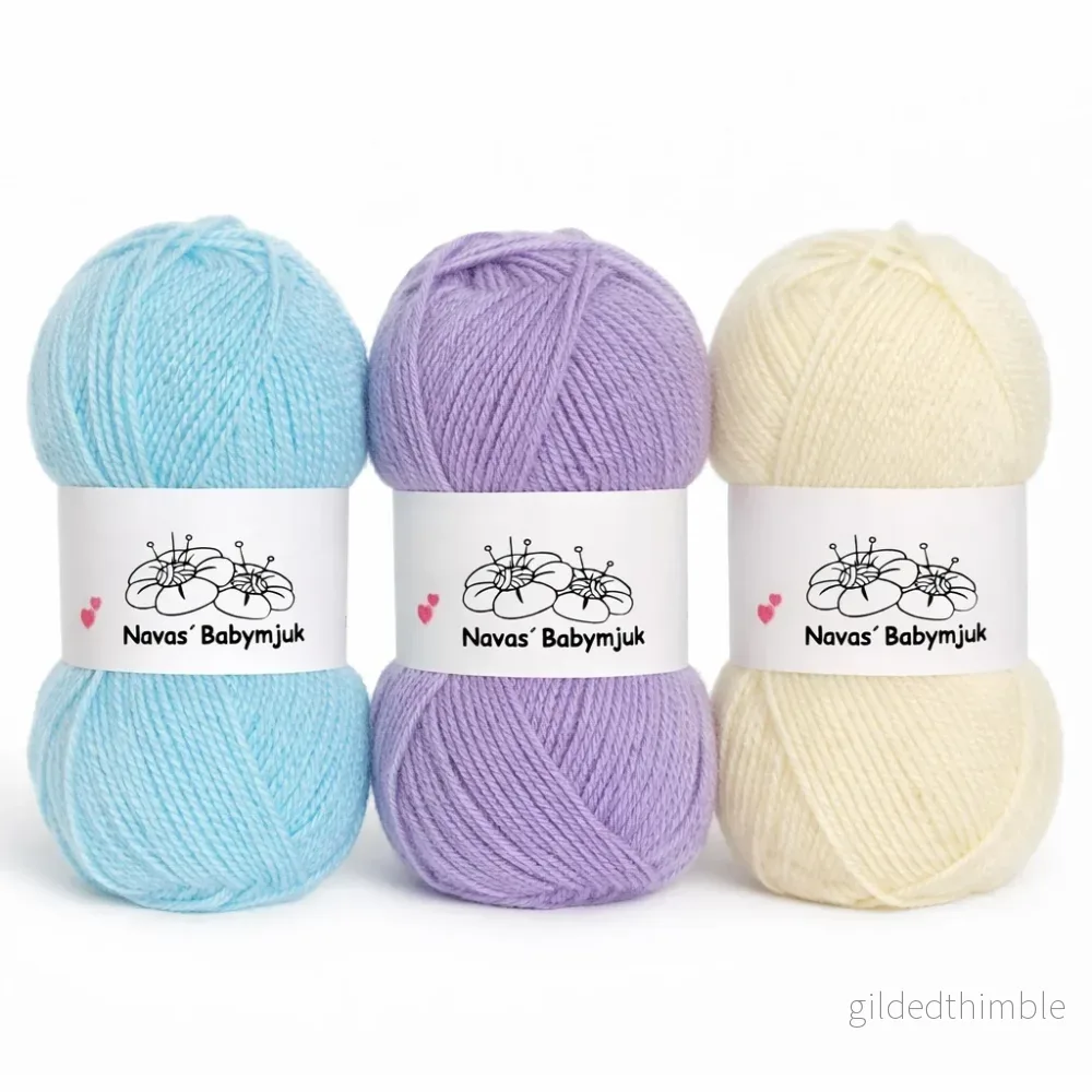 Akrylgarn **slutspurt**(mjukis) – supermjukt babygarn 50g