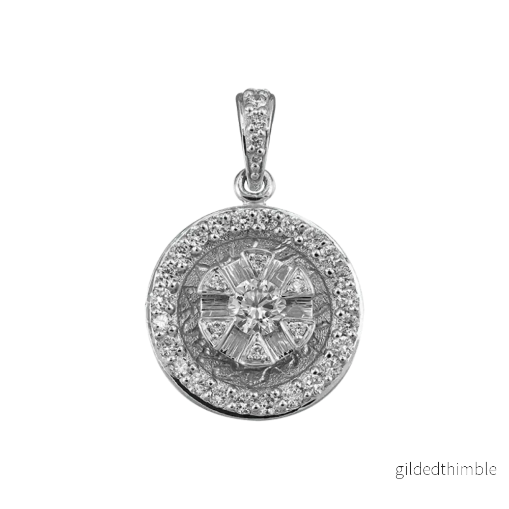 Diamant hängsmycke Aida 18k vitguld 0,49ct Diamant hängsmycke Aida 18k vitguld 0,49ct