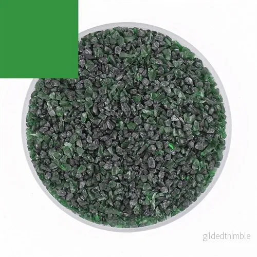 Float Fritt Chrome Green 0076 Grain 4 Transp. 250 g Float Fritt Chrome Green 0076 Grain 4 Transp. 250 g