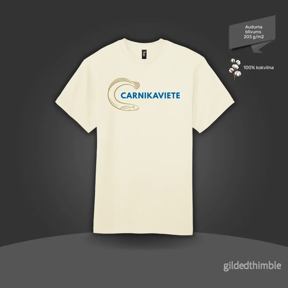 Kokvilnas T-krekls "Carnikaviete" | 4 krāsas - Bild 3