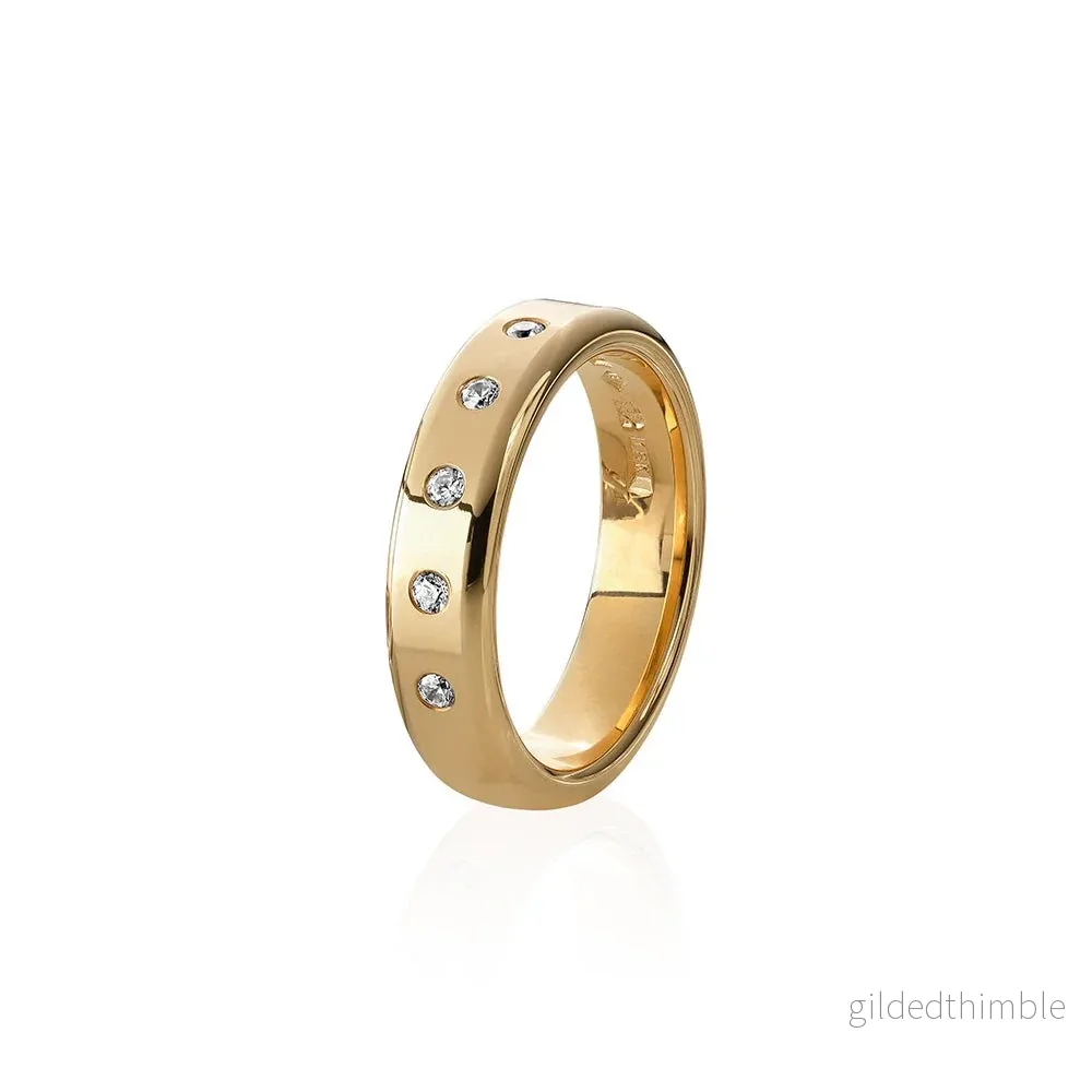 Vigselring Lucille 18k vitguld Vigselring Lucille 18k vitguld