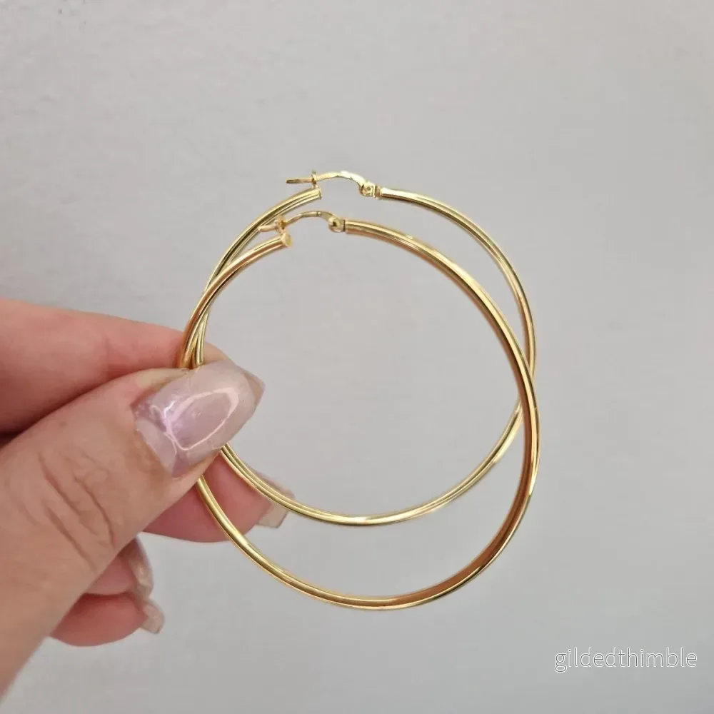 Creoler stora 18k guld Creoler stora 18k guld
