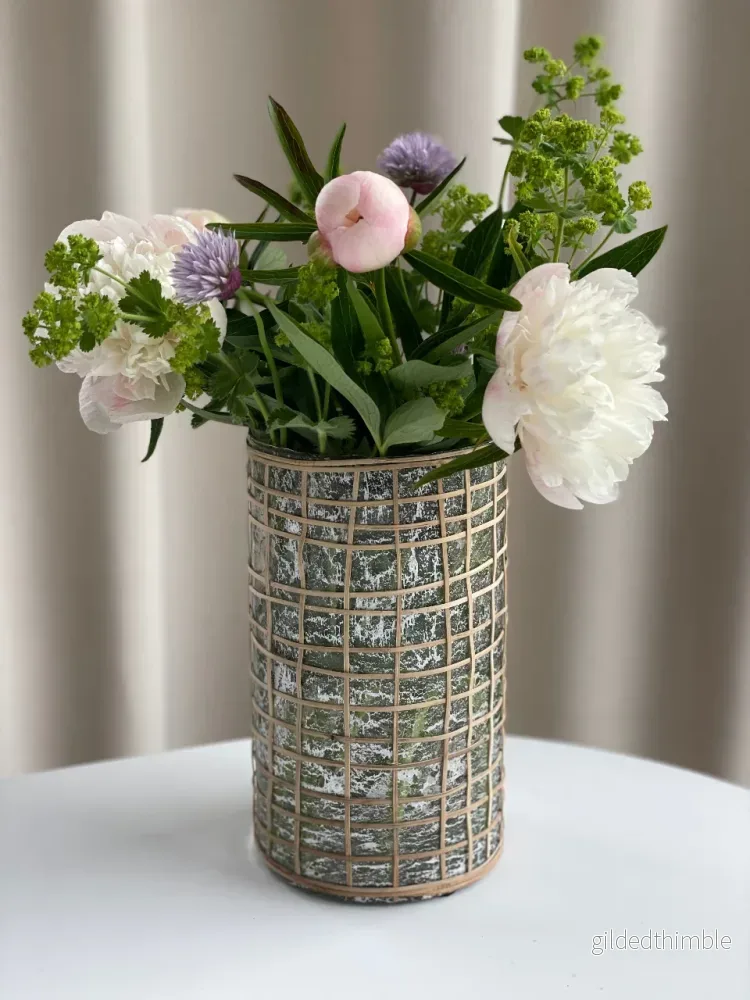 Ljuslykta / vas 'Bambu' glas - Bild 2
