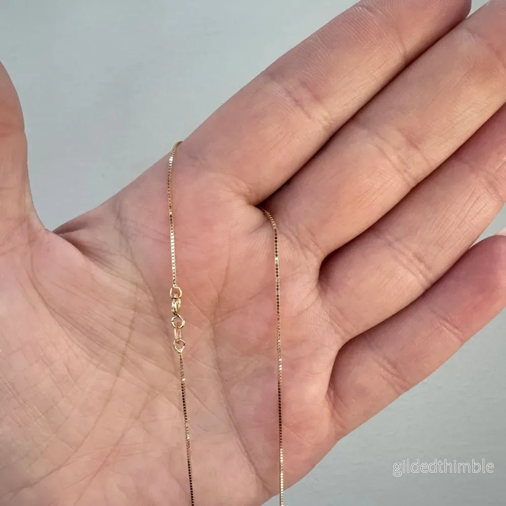 Guldkedja – Venezia  Bredd 0,6mm