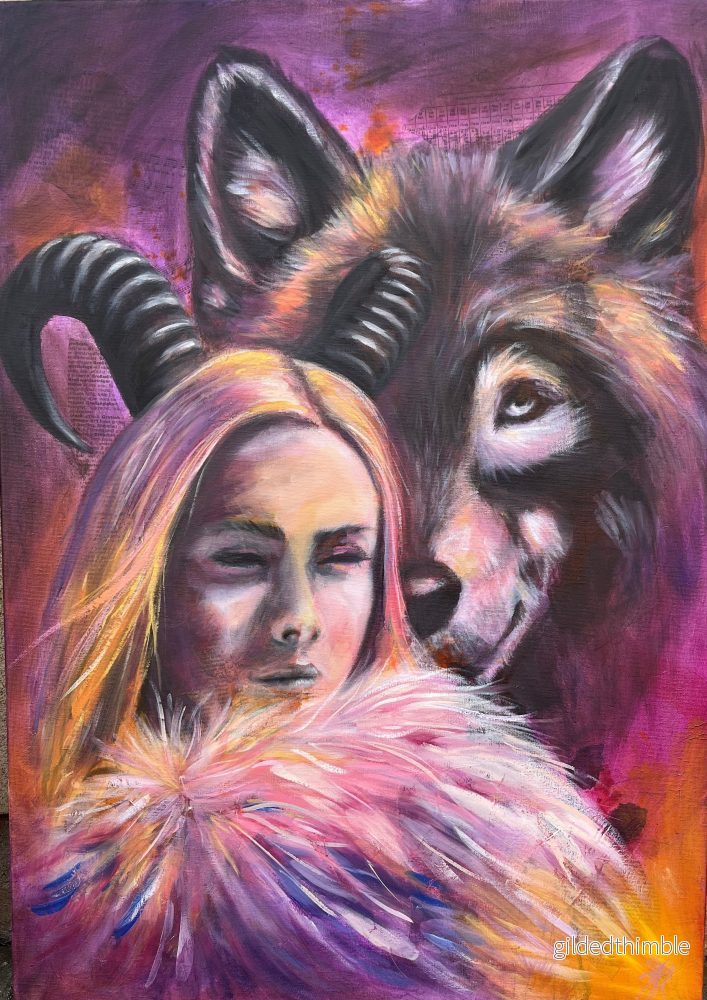 Starka ensamma- oslagbara tillsammans - Art Print - Bild 2