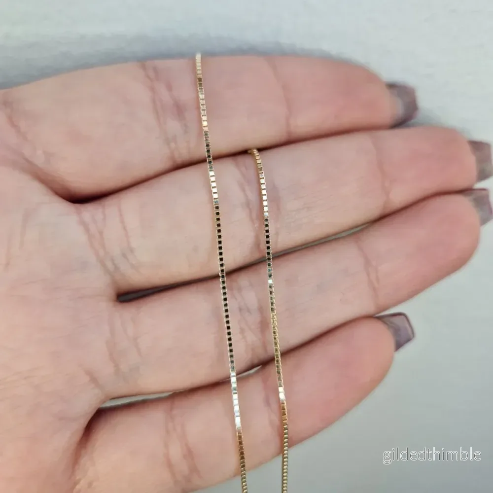 Guldkedja – Venezia Bredd 0,7mm Guldkedja – Venezia Bredd 0,7mm