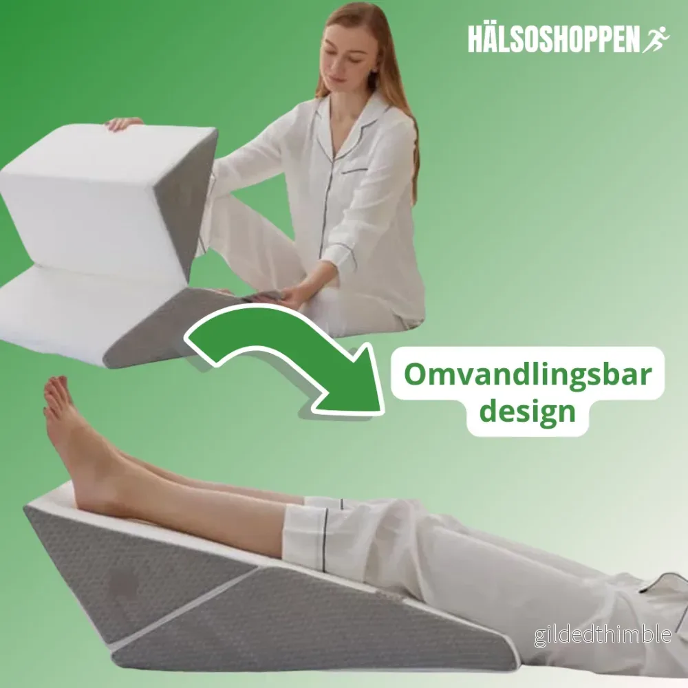 Kilkudde 10-i-1 med Memory Foam – Justerbar Stödkudde för Rygg och Ben - Bild 2
