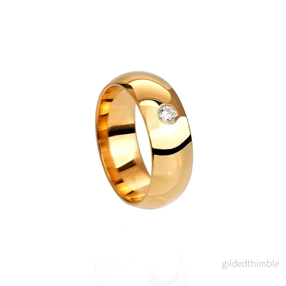 Vigselring Inez 18k guld