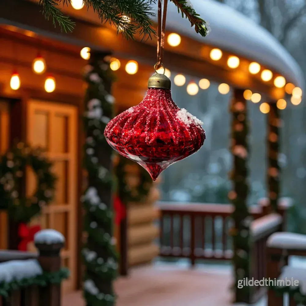 Julkula Glas Droppformad