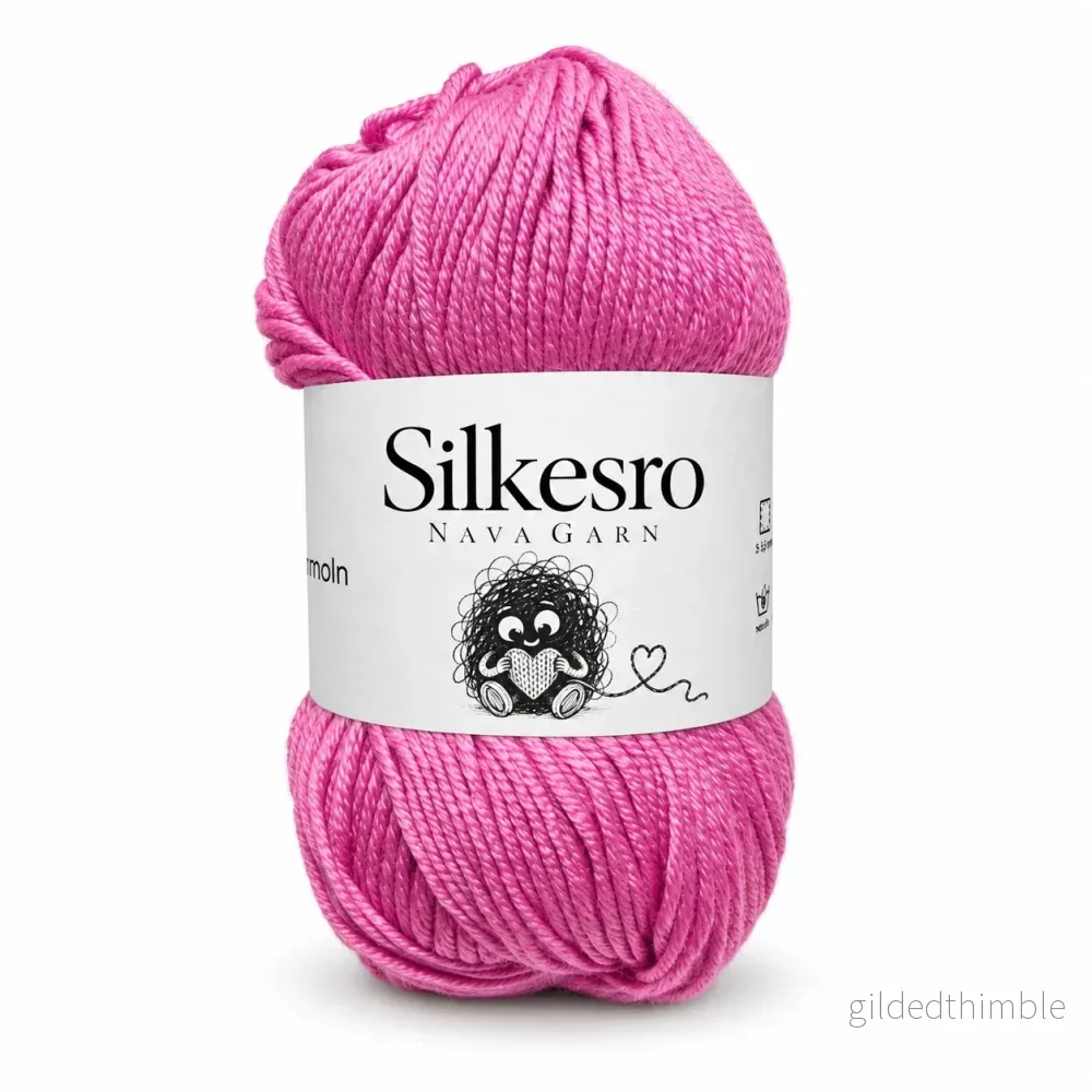 Silkesro – Mjukt babygarn med kashmir, 50 g / ca 140 m - Bild 2