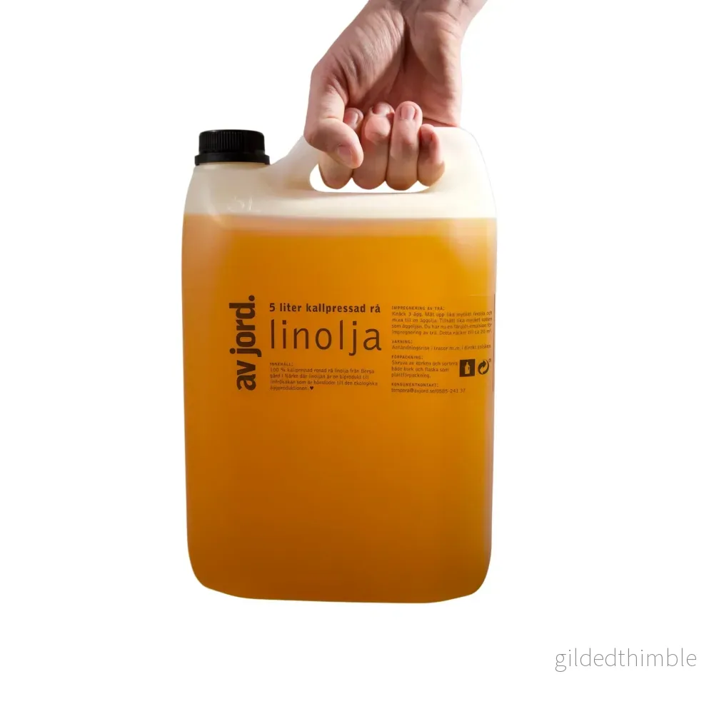 Rå kallpressad linolja - Bild 2