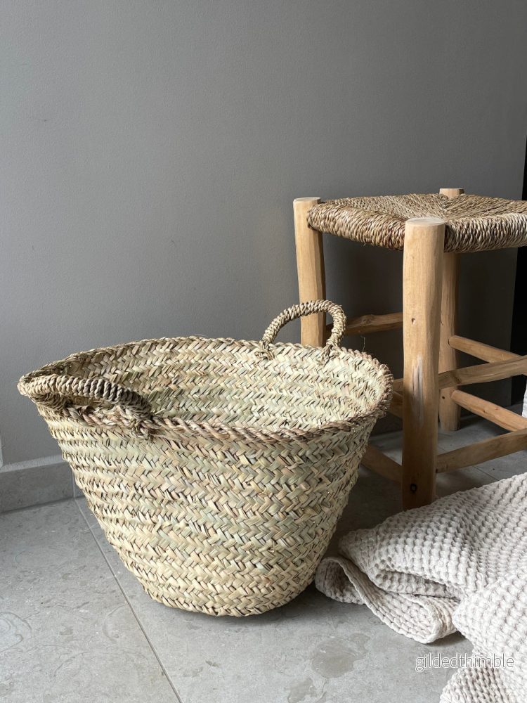 Korg i naturstrå 'Basket' - Bild 3