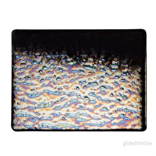 0100-0024 Svart Soft Ripple Iridiserande 3mm 0100-0024 Svart Soft Ripple Iridiserande 3mm
