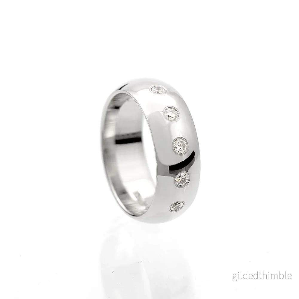 Vigselring Sonja 18k vitguld Vigselring Sonja 18k vitguld