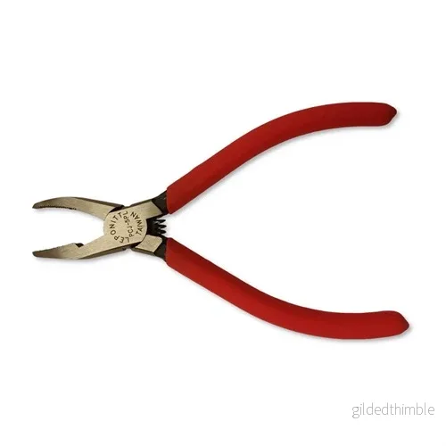 Glastång, käftar 4 mm breda